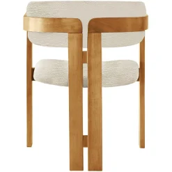 Wooden Art Chaises^Chaise Co gris clair/chêne - 58x76x49 cm