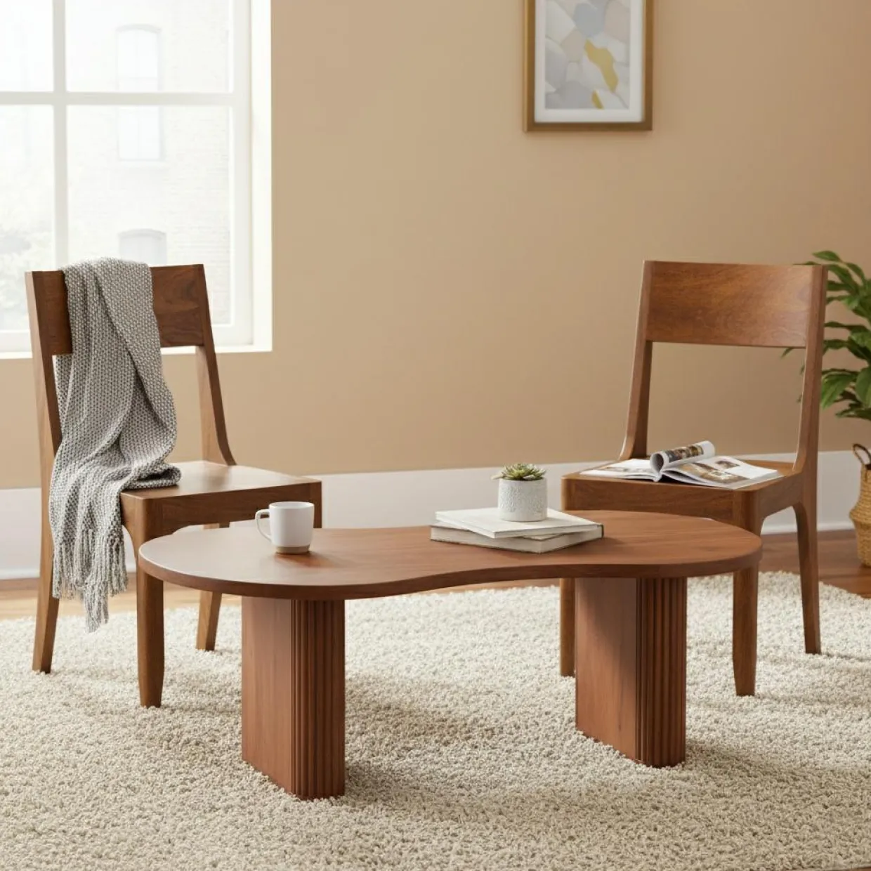Chaise exotique marron Acacia Arad Marron - 43x50x85 cm-Bois & Chiffons Sale