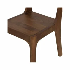 Chaise exotique marron Acacia Arad Marron - 43x50x85 cm-Bois & Chiffons Sale