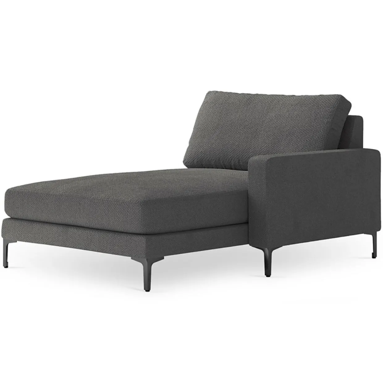 Chaise Longue Droite Venus gris foncé - 160x104x90 cm-Mazzini Sofas Hot