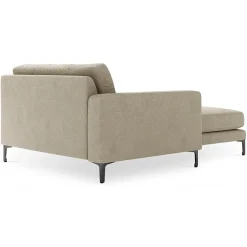 Mazzini Sofas Canapés^Chaise Longue Gauche Venus beige - 160x104x90 cm