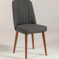 Wooden Art Chaises^Chaise Vina 1053 noyer/anthracite - 46x85x46 cm