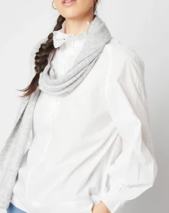 Femme Galeries Lafayette Echarpes, Foulards^Écharpe Claire gris clair - 180x40 cm