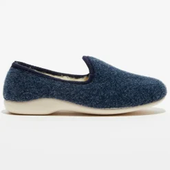 Homme Apologie Studio Chaussons^Chaussons charentais fourrés en Laine marine