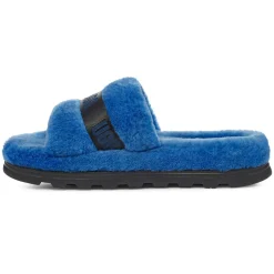 Homme Ugg Chaussons^Chaussons en Peau de Mouton Fluff Up bleues