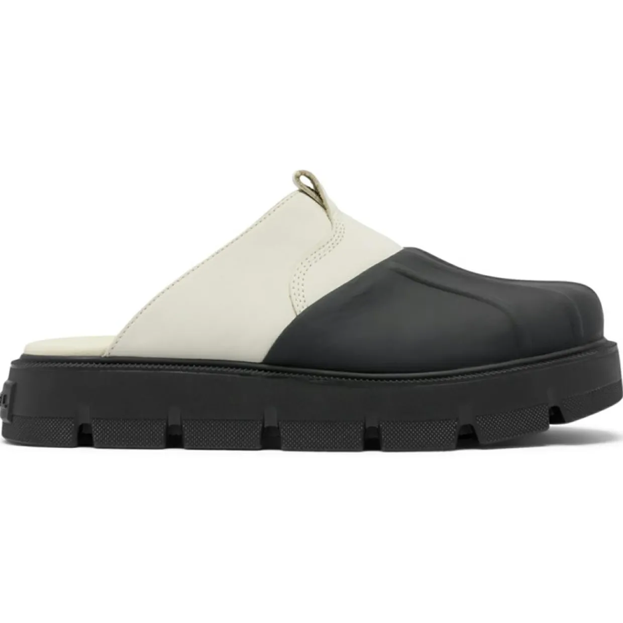 Femme Sorel Sandales Plates^Chaussures décontractées Rein Cb Clog blanc/noir
