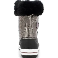 Femme Kimberfeel Bottines^Chaussures de Montagne Diana fourrées noir/argenté