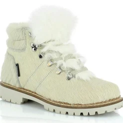 Chaussures de Montagne en Poulain Clarissa blanches-Kimberfeel Best