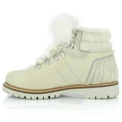 Chaussures de Montagne en Poulain Clarissa blanches-Kimberfeel Best