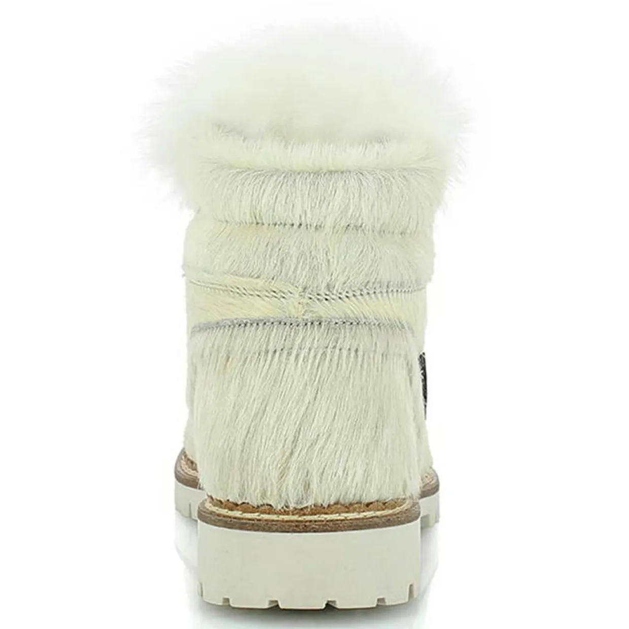 Chaussures de Montagne en Poulain Clarissa blanches-Kimberfeel Best