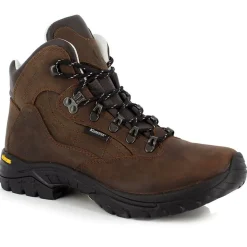 Homme Kimberfeel Boots^Chaussures de Trek en Cuir Zermath marron