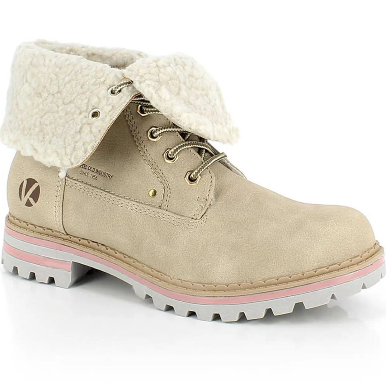 Chaussures d'hiver fourrées Laina beiges-Kimberfeel Hot