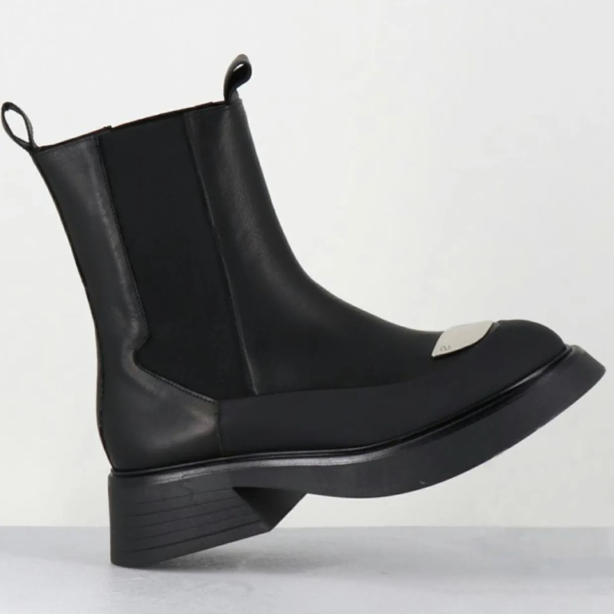 Femme Garrice Lab Bottines^Chelsea Boots en Cuir bike noires