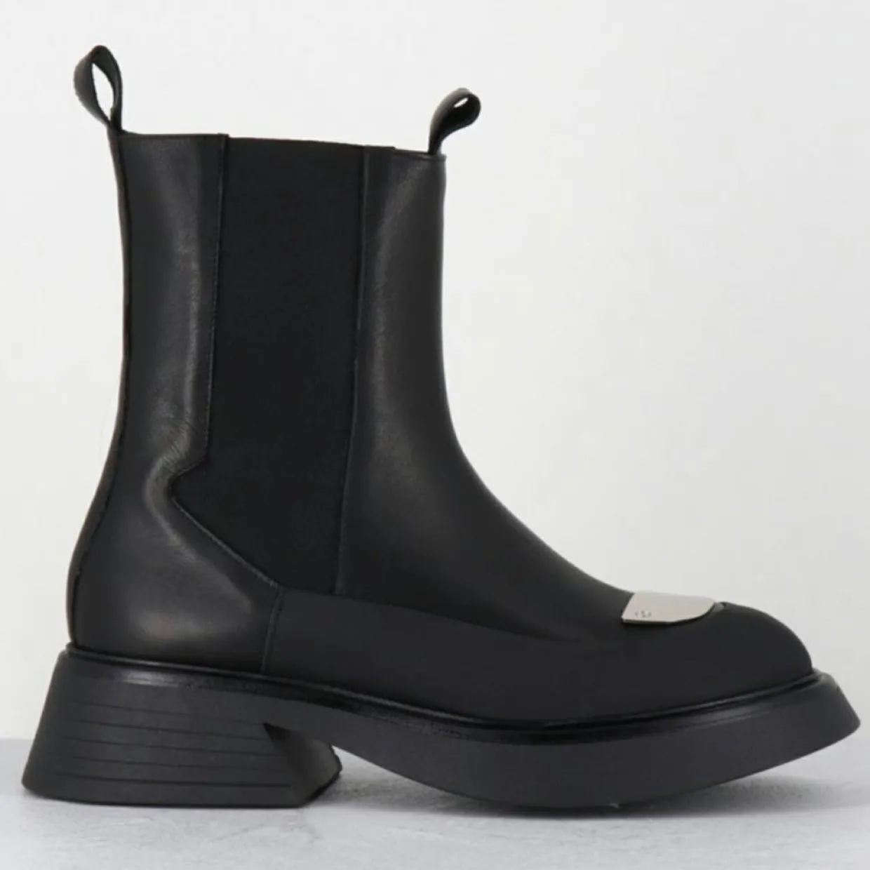 Femme Garrice Lab Bottines^Chelsea Boots en Cuir bike noires