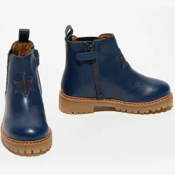 Enfant Apologie Fille^Chelsea boots en Cuir Boutchou marine
