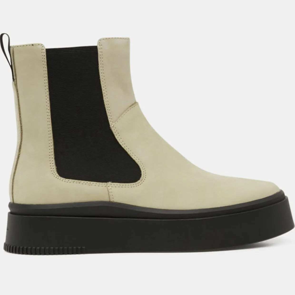Chelsea Boots en Cuir écrues-Vagabond Hot