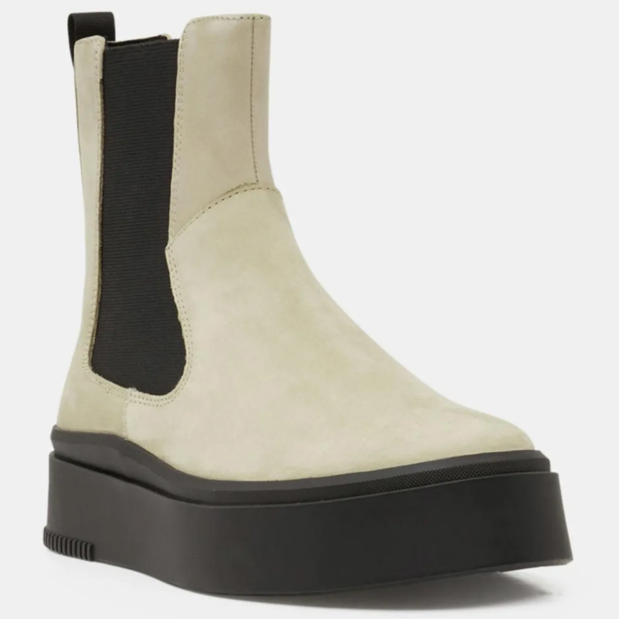 Chelsea Boots en Cuir écrues-Vagabond Hot