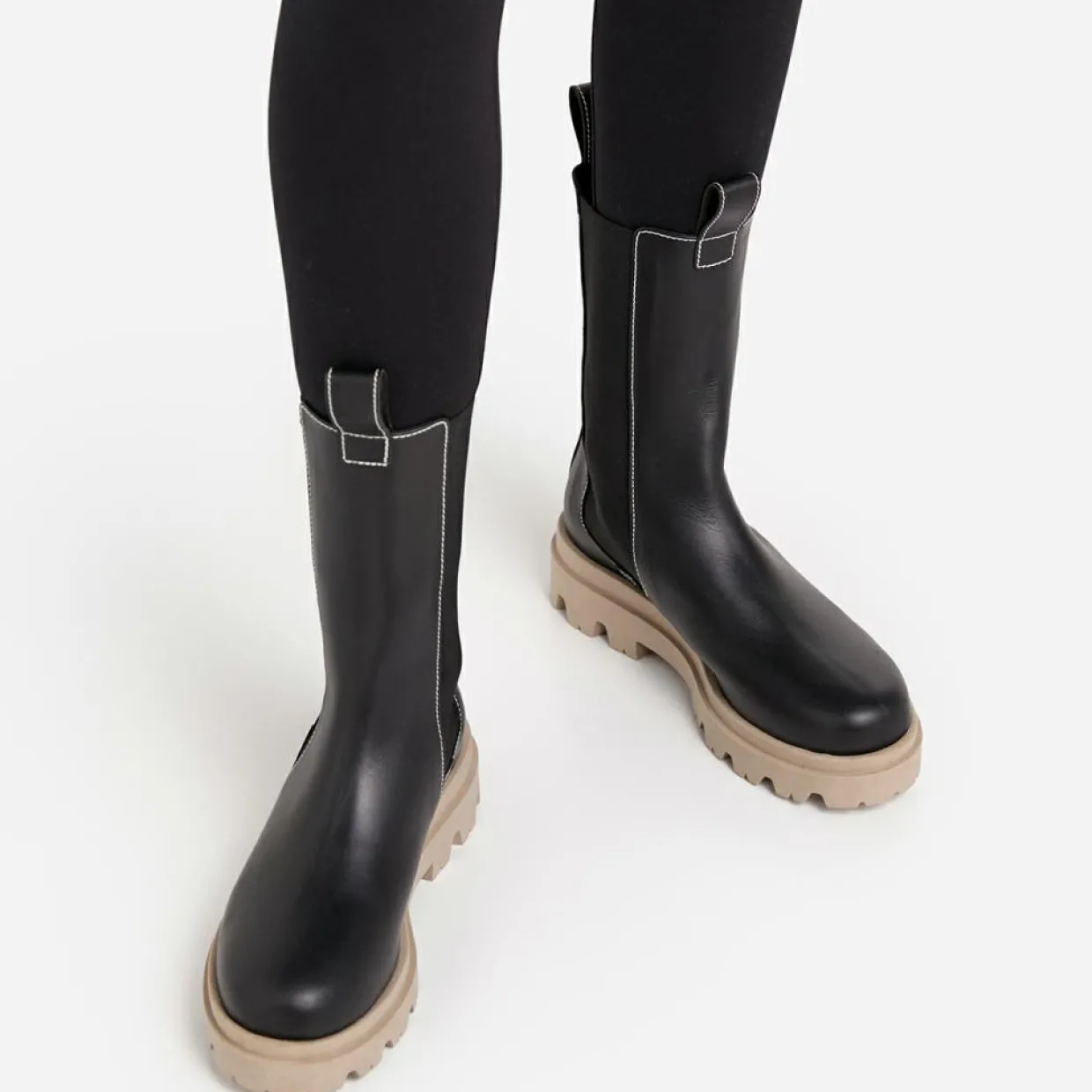 Chelsea boots en Cuir Lia noires-Flattered Outlet