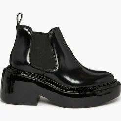 Chelsea boots en Cuir Montresor noires - Talon 6 cm-Sonia Rykiel