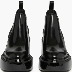 Chelsea boots en Cuir Montresor noires - Talon 6 cm-Sonia Rykiel