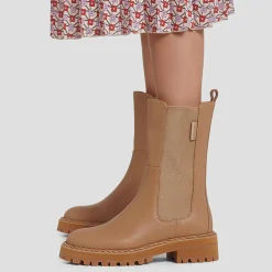 Chelsea Boots en Cuir Onna beiges-Liu-Jo Sale