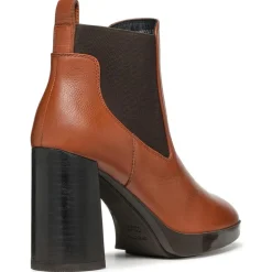 Chelsea Boots en Cuir Teulada brandy/coffee - Talon 9.5 cm-Geox Online