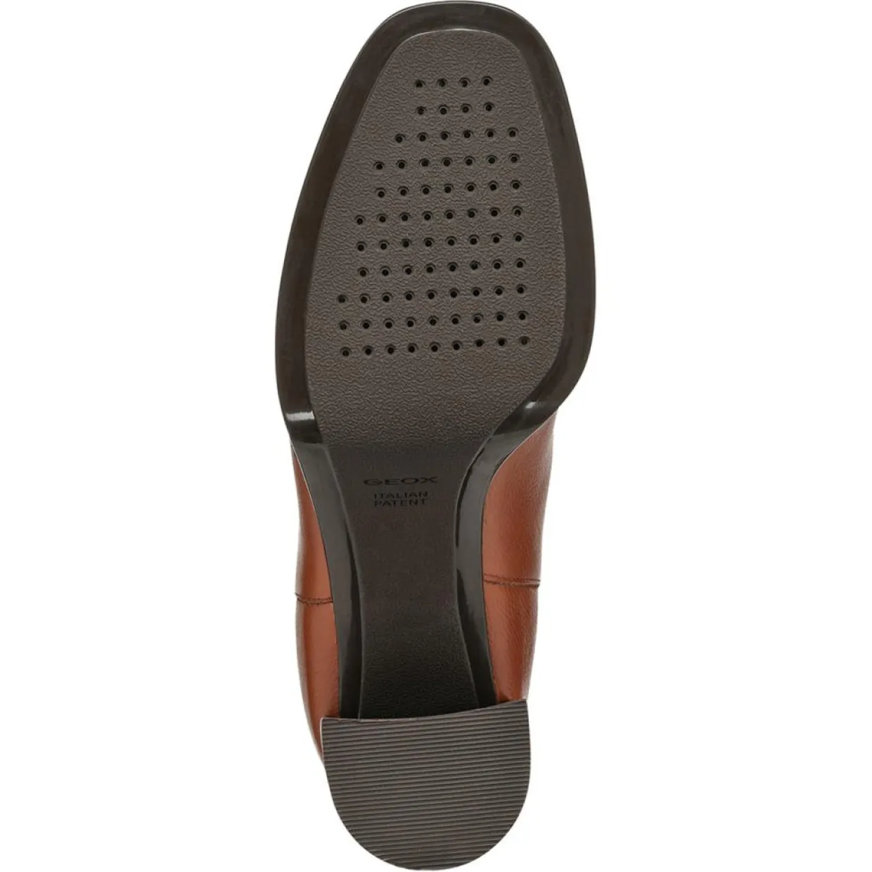 Chelsea Boots en Cuir Teulada brandy/coffee - Talon 9.5 cm-Geox Online