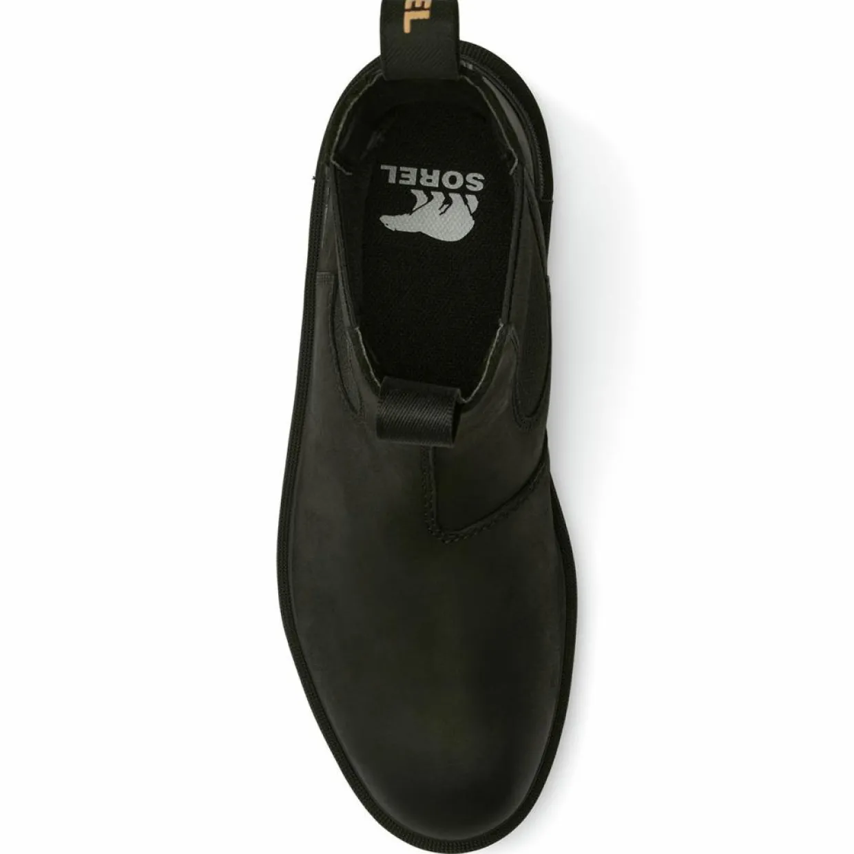 Femme Sorel Bottines^Chelsea boots en Velours de Cuir Hi-Line noires