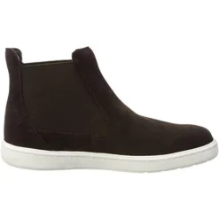Chelsea Boots en Velours de Cuir Street marron-Clarks Sale