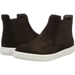 Chelsea Boots en Velours de Cuir Street marron-Clarks Sale