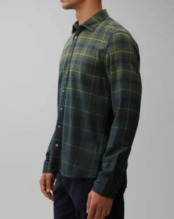 Homme Marc O'Polo Chemises^Chemise à Carreaux Degradé Sl kaki/bleu