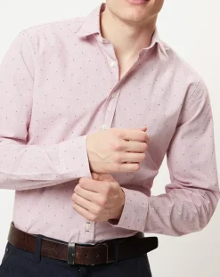 Homme Marc O'Polo Chemises^Chemise à carreaux regular fit rose/blanc