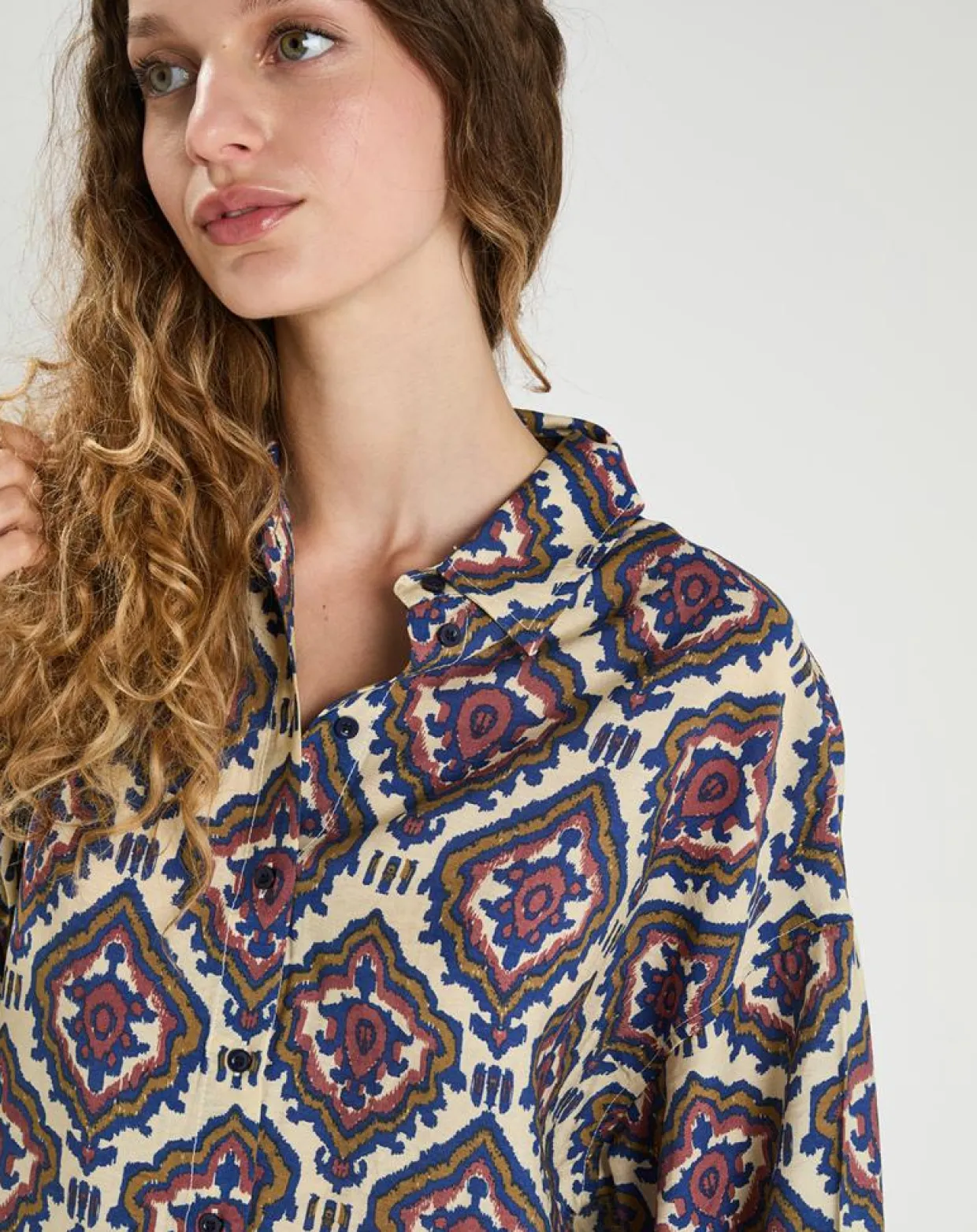 Chemise Inaya multicolore-The Korner Sale