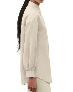 Chemise 100% Lin Drapé beige-Marc O'Polo Discount