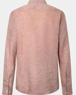 Homme Hackett London Chemises^Chemise 100% Lin Slim Fit double poche orange moyen