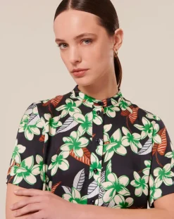 Femme Tara Jarmon Chemises^Chemise à motif fleurs nocturne
