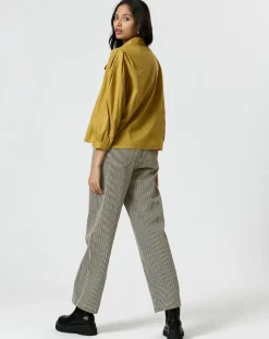 Chemise Perrine jaune-The Korner Outlet