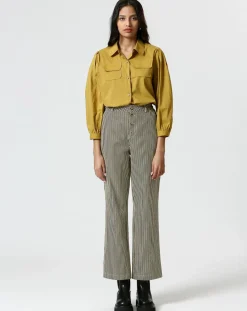 Chemise Perrine jaune-The Korner Outlet
