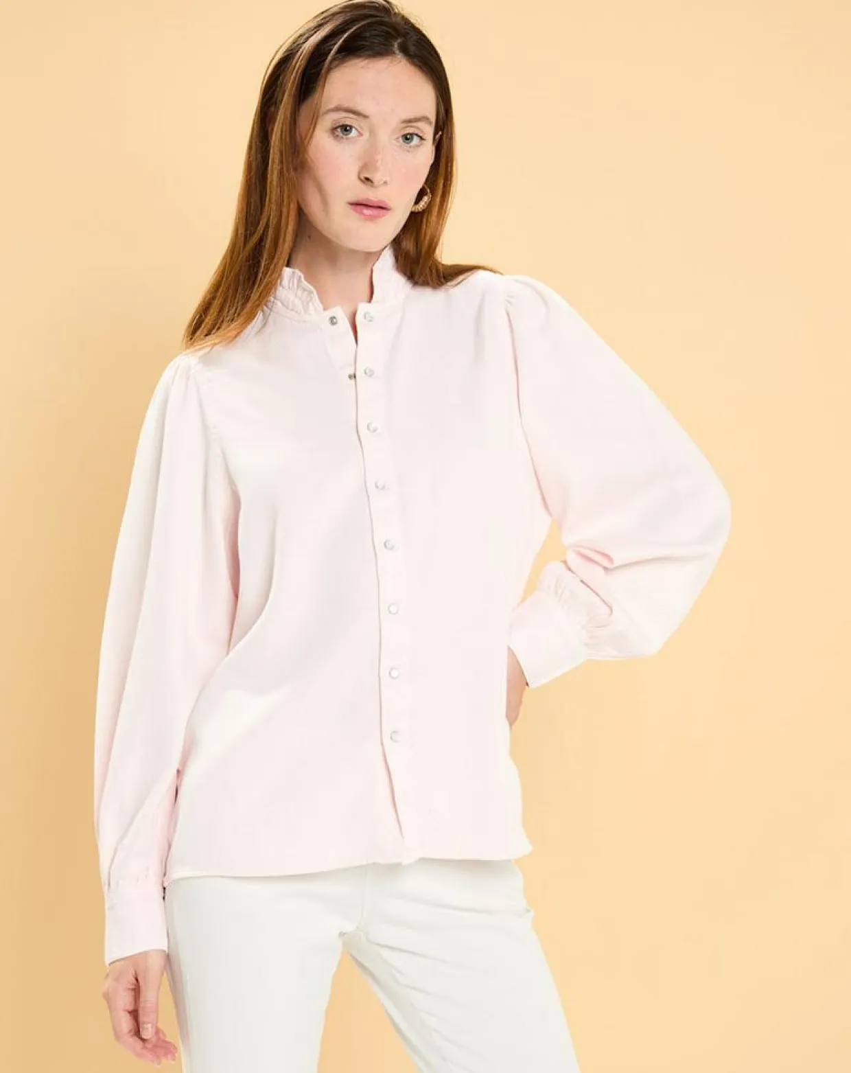 Chemise Arielle rose pâle-Acquaverde Sale