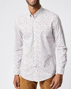 Homme Pepe Jeans Chemises^Chemise Berkeley imprimé fleurs blanche