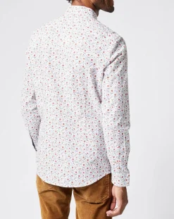 Homme Pepe Jeans Chemises^Chemise Berkeley imprimé fleurs blanche