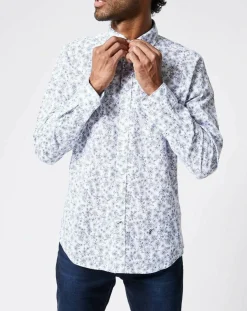 Homme Pepe Jeans Chemises^Chemise Birdland Imprimé Fleurs blanche
