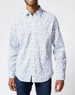 Homme Pepe Jeans Chemises^Chemise Birdland Imprimé Fleurs blanche