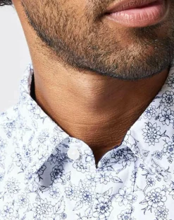 Homme Pepe Jeans Chemises^Chemise Birdland Imprimé Fleurs blanche