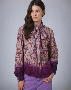 Femme Manoush Chemises^Chemise Bohemian Hindi camel
