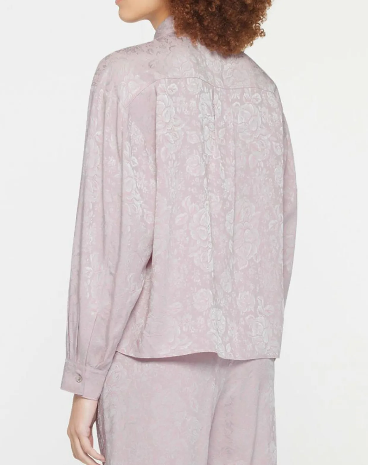 Chemise Boxy Jacquard mauve-Forte forte New