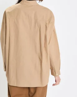 Chemise boyfriend beige-Marc O'Polo