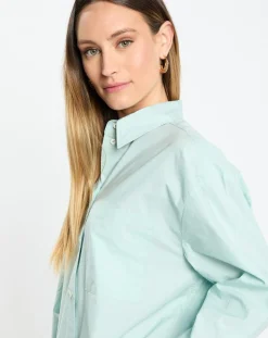 Femme Marc O'Polo Chemises^Chemise boyfriend bleu clair