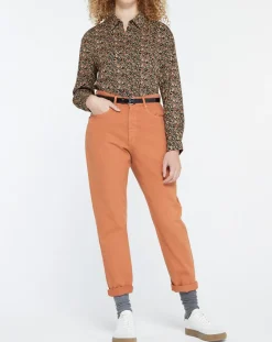 Chemise Camille à fleurs multicolore-Yerse Discount