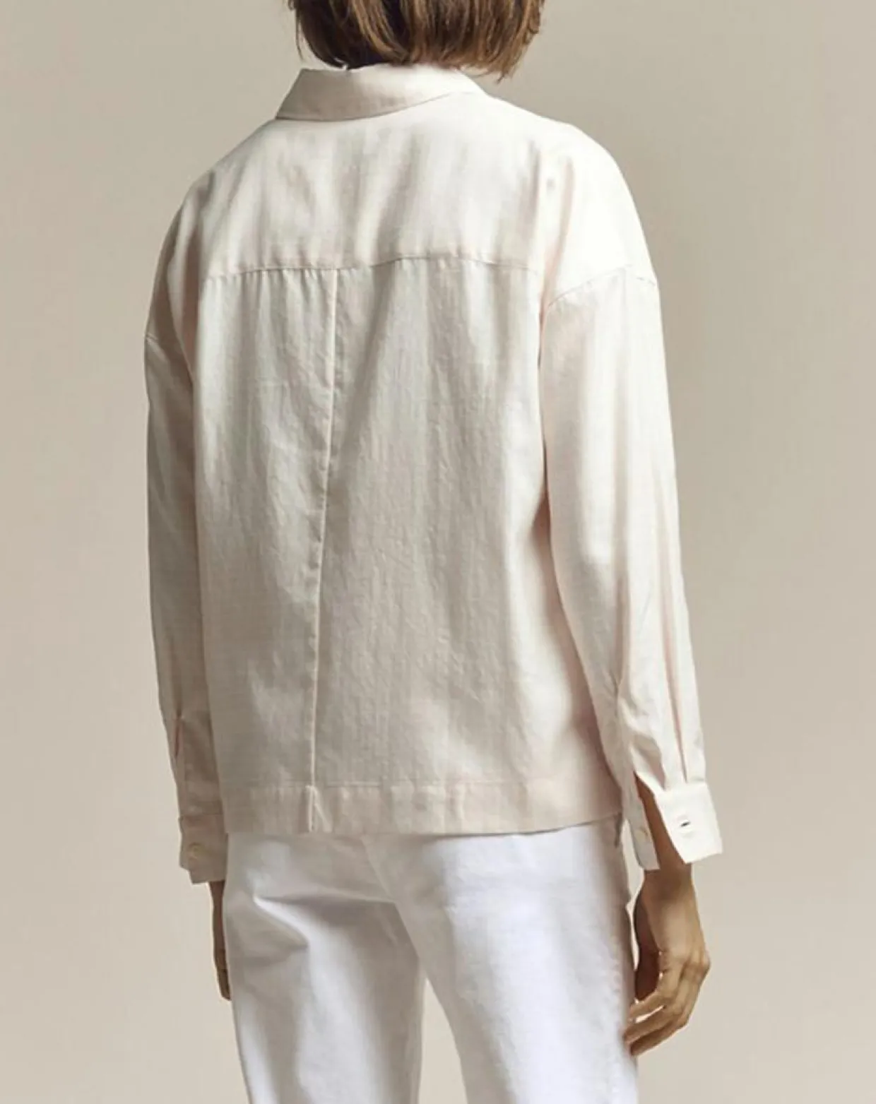 Femme Devernois Chemises^Chemise Canada à petits carreaux rose poudré